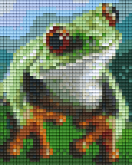 Frog One [1] Baseplate Pixelhobby Mini-mosaic Art kit